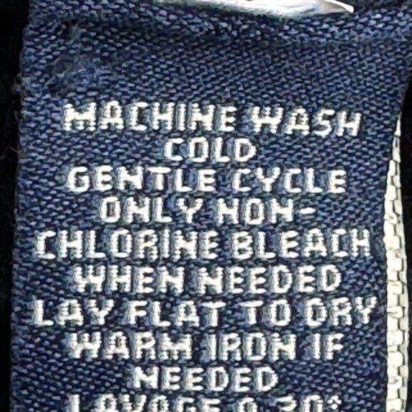 Cotton Western Sweater by Chaps Denim Aztec Print Navy Women NO SIZE TAG Medium - Picture 6 of 6